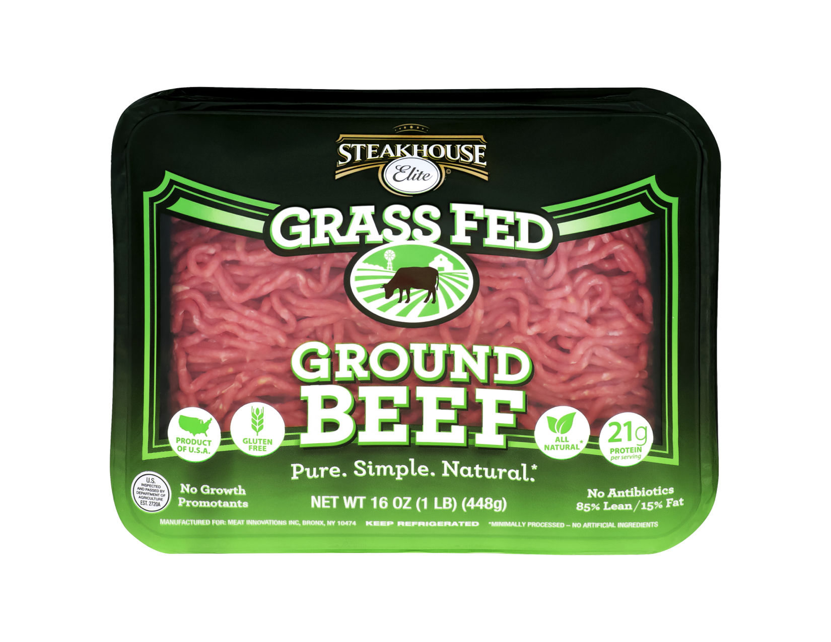 Packging: Grass Fed Ground Beef