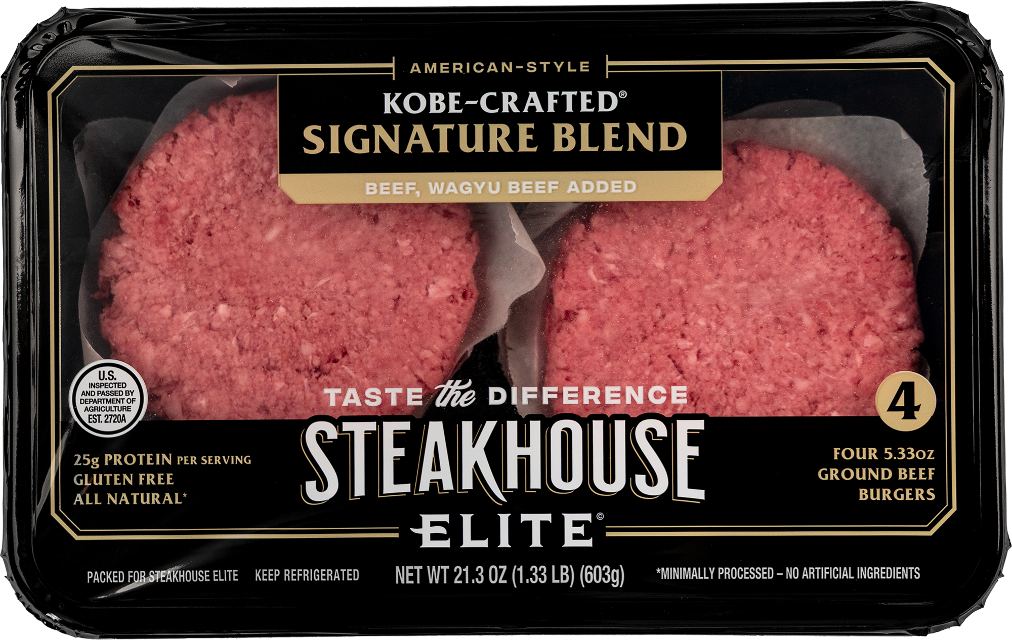Product: Steakhouse Elite Signature Wagyu Beef Ground Beef Burgers
